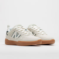 New Balance Numeric 808 Tiago Lemos Shoes - Sea Salt / Medusa Green thumbnail