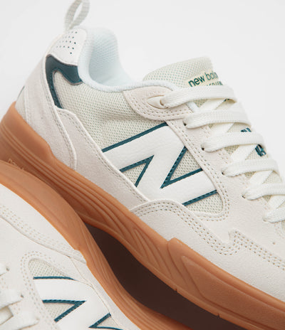 New Balance Numeric 808 Tiago Lemos Shoes - Sea Salt / Medusa Green