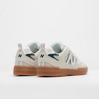 New Balance Numeric 808 Tiago Lemos Shoes - Sea Salt / Medusa Green thumbnail