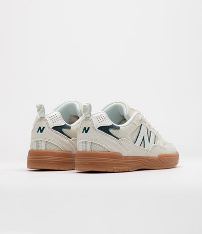 New Balance Numeric 808 Tiago Lemos Shoes - Sea Salt / Medusa Green