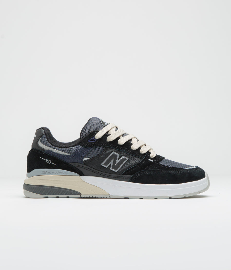 New Balance Numeric 933 Andrew Reynolds Shoes - Black / Navy