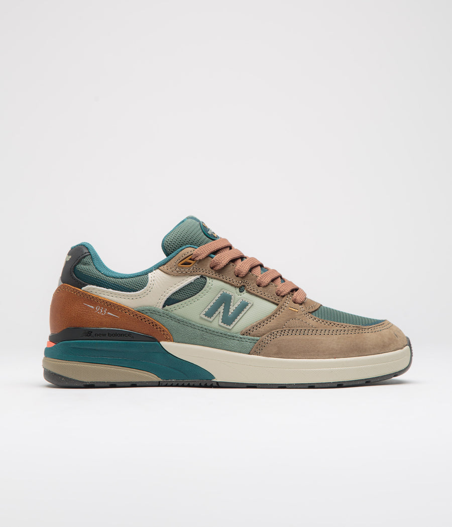 New Balance Numeric 933 Andrew Reynolds Shoes in Mushroom