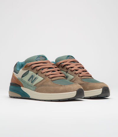 New Balance Numeric 933 Andrew Reynolds Shoes in Mushroom