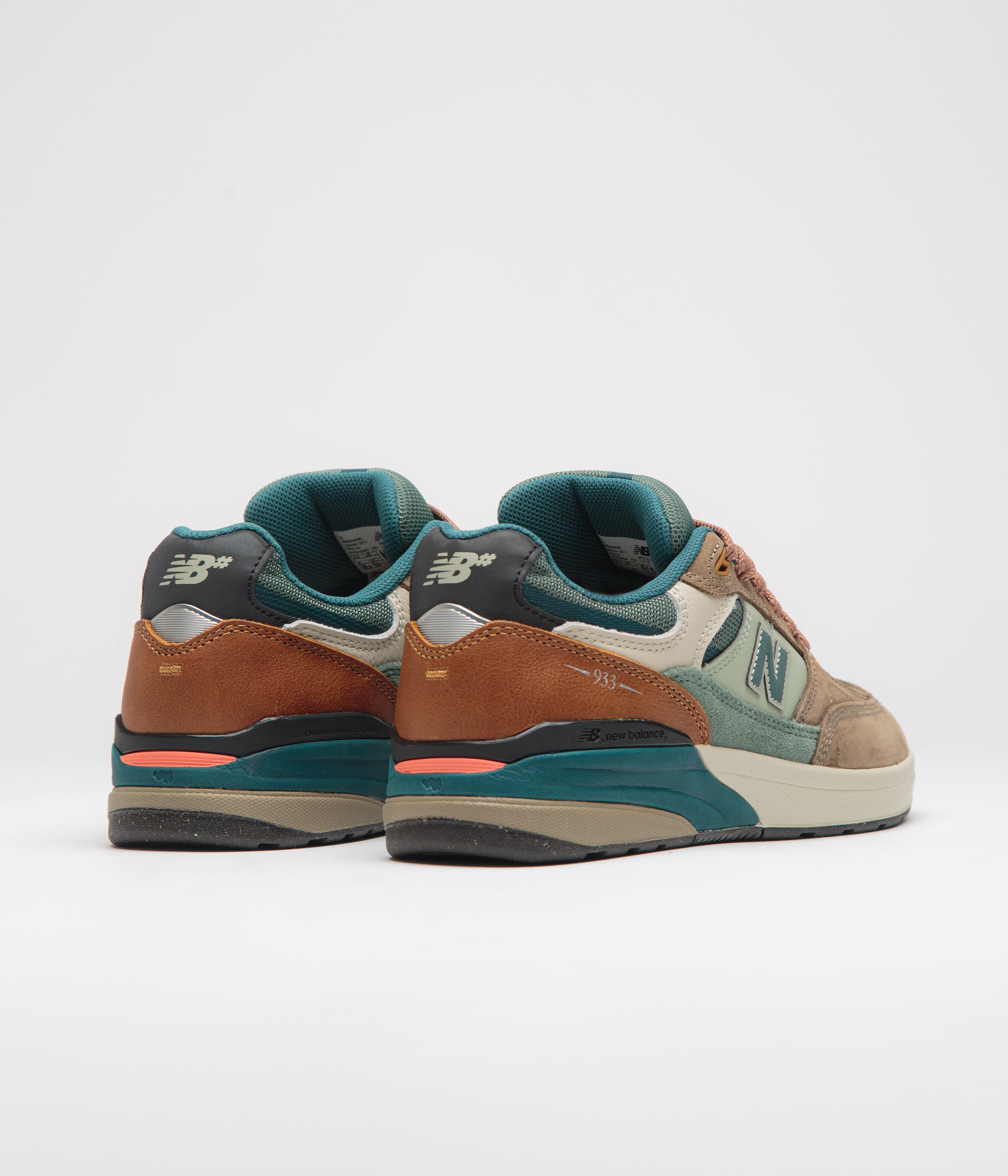 New Balance Numeric 933 Andrew Reynolds Shoes - Mushroom | flatspot
