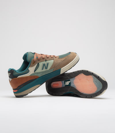 New Balance Numeric 933 Andrew Reynolds Shoes in Mushroom