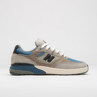 New Balance Numeric 933 Andrew Reynolds Shoes in Mushroom and Light Blue thumbnail