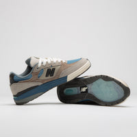 New Balance Numeric 933 Andrew Reynolds Shoes in Mushroom and Light Blue thumbnail