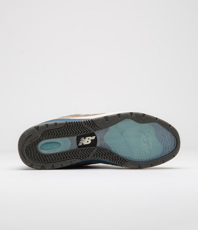 New Balance Numeric 933 Andrew Reynolds Shoes in Mushroom and Light Blue