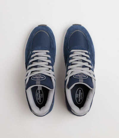 New Balance Numeric 933 Andrew Reynolds Shoes - Navy / White