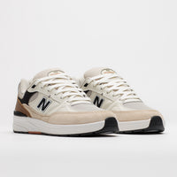 New Balance Numeric 933 Andrew Reynolds Shoes - Sea Salt / Brown thumbnail