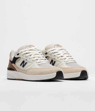 New Balance Numeric 933 Andrew Reynolds Shoes - Sea Salt / Brown