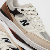 New Balance Numeric 933 Andrew Reynolds Shoes - Sea Salt / Brown thumbnail