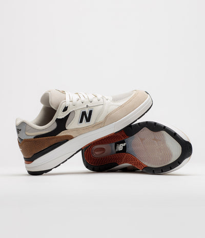 New Balance Numeric 933 Andrew Reynolds Shoes - Sea Salt / Brown