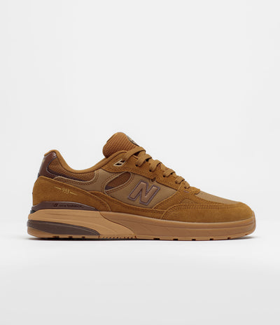 New Balance Numeric 933 Andrew Reynolds Shoes - Wheat / Gum