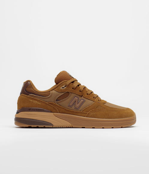 New Balance Numeric 933 Andrew Reynolds Shoes - Wheat / Gum