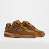 New Balance Numeric 933 Andrew Reynolds Shoes - Wheat / Gum thumbnail