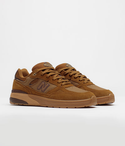 New Balance Numeric 933 Andrew Reynolds Shoes - Wheat / Gum