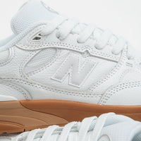 New Balance Numeric 933 Andrew Reynolds Shoes in White and Gum thumbnail