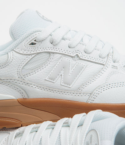 New Balance Numeric 933 Andrew Reynolds Shoes in White and Gum