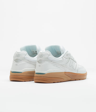 New Balance Numeric 933 Andrew Reynolds Shoes in White and Gum