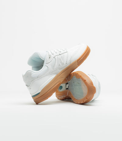 New Balance Numeric 933 Andrew Reynolds Shoes in White and Gum