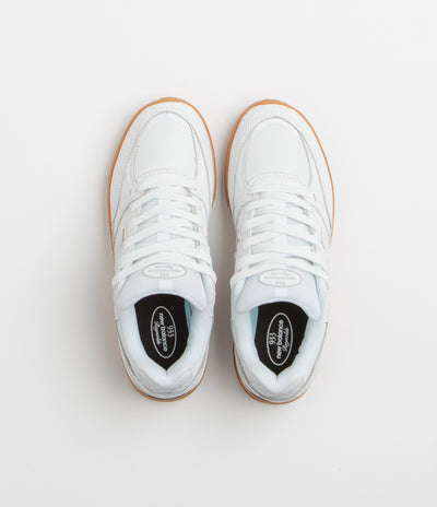 New Balance Numeric 933 Andrew Reynolds Shoes in White and Gum
