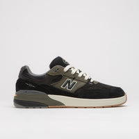 New Balance Numeric 933 Andrew Reynolds Shoes in Black and Olive thumbnail