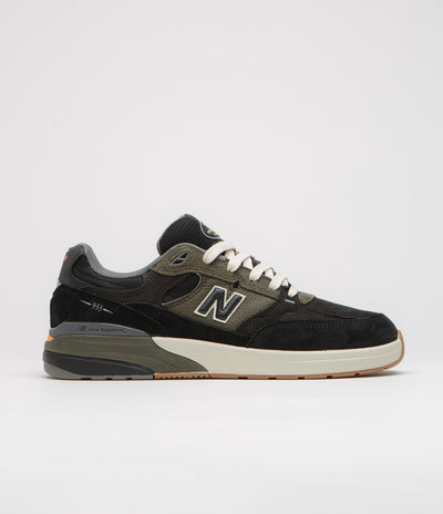 New Balance Numeric 933 Andrew Reynolds Shoes in Black and Olive