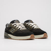 New Balance Numeric 933 Andrew Reynolds Shoes in Black and Olive thumbnail