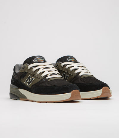 New Balance Numeric 933 Andrew Reynolds Shoes in Black and Olive