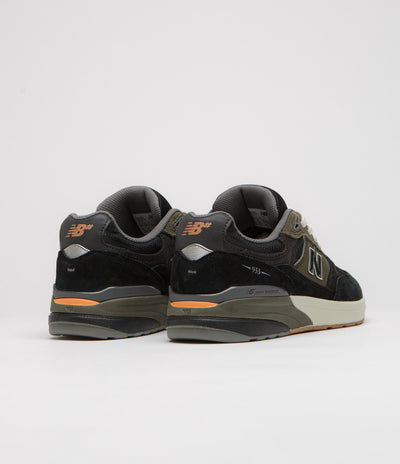 New Balance Numeric 933 Andrew Reynolds Shoes in Black and Olive