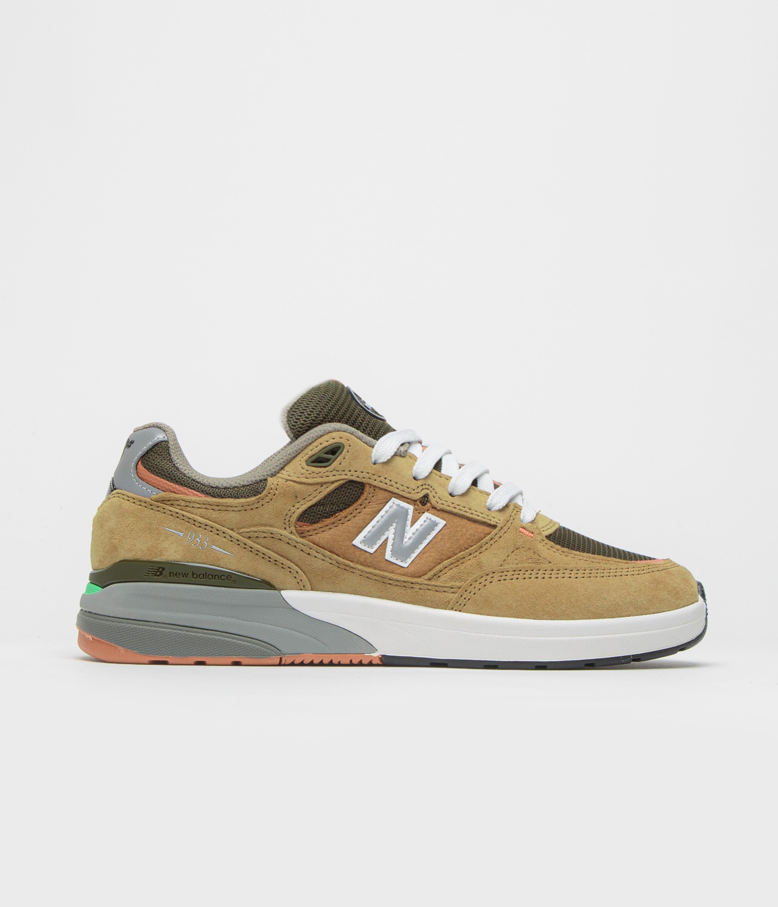 New Balance Numeric 933 Andrew Reynolds Shoes in Camel