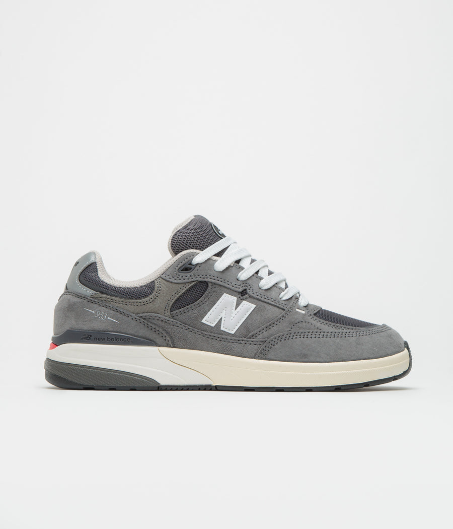 New Balance Numeric 933 Andrew Reynolds Shoes in Grey and White