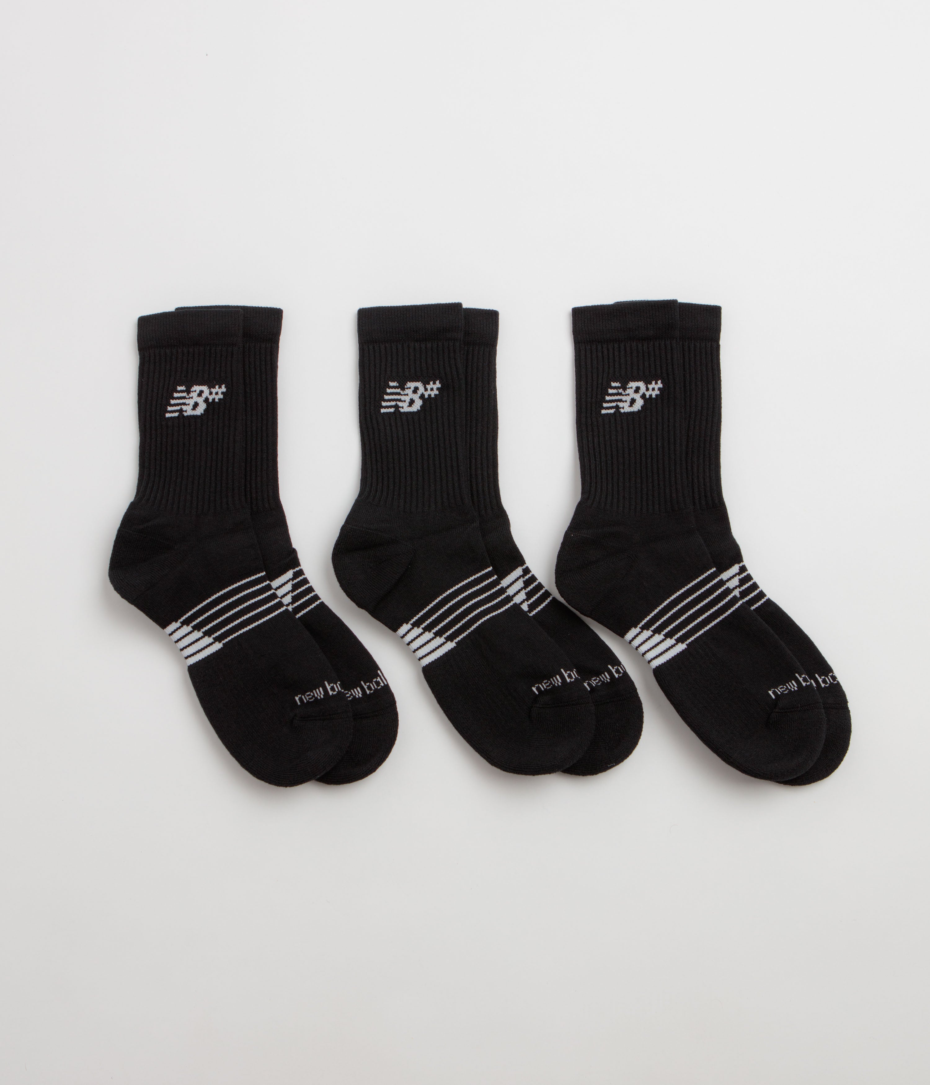 New Balance Numeric Active Socks (3 Pack) in Black
