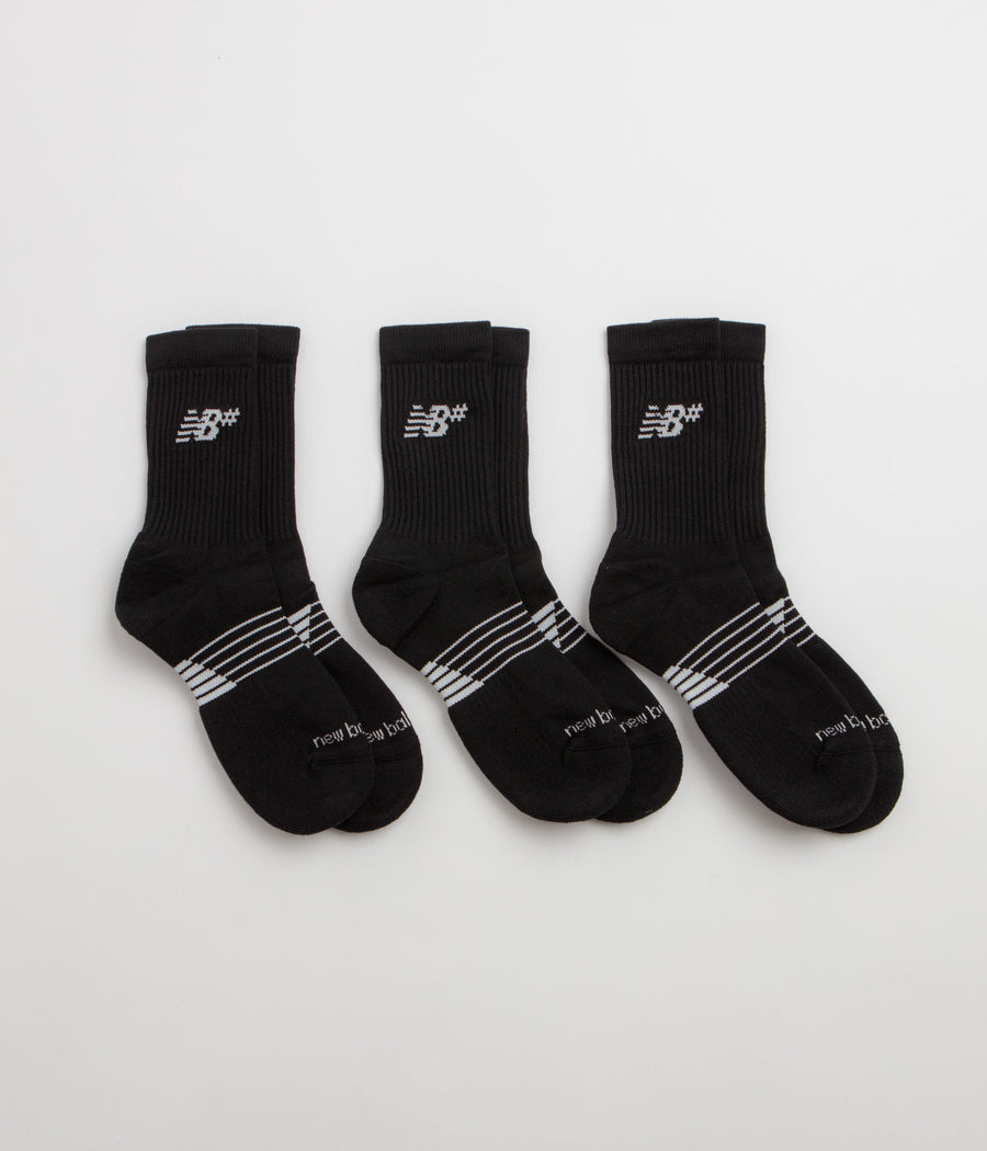 New Balance Numeric Active Socks (3 Pack) in Black