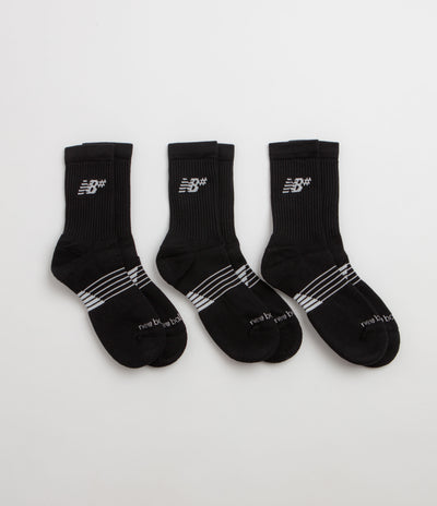 New Balance Numeric Active Socks (3 Pack) in Black