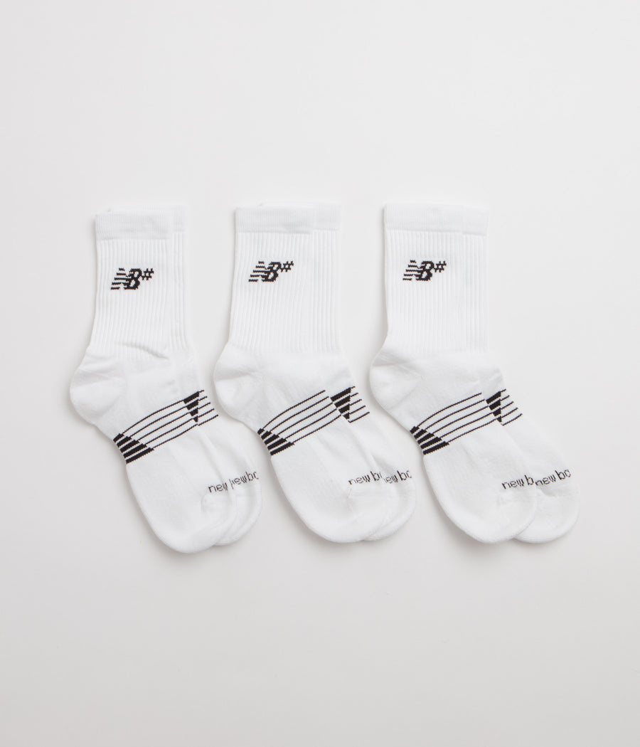 New Balance Numeric Active Socks (3 Pack) - White