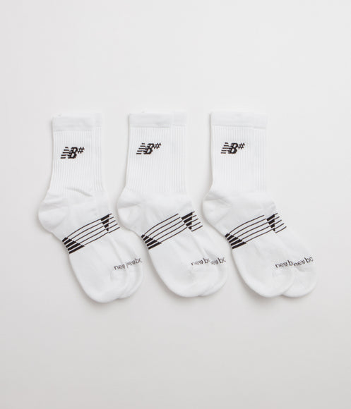 New Balance Numeric Active Socks (3 Pack) - White