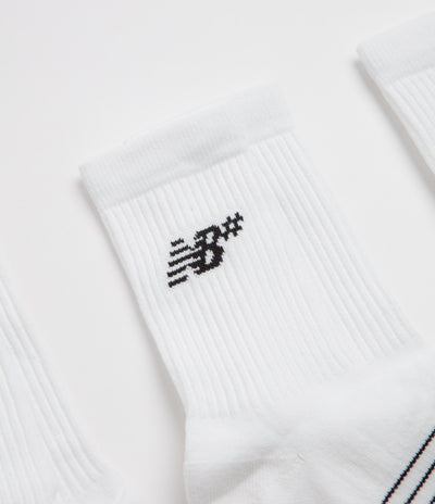 New Balance Numeric Active Socks (3 Pack) in White