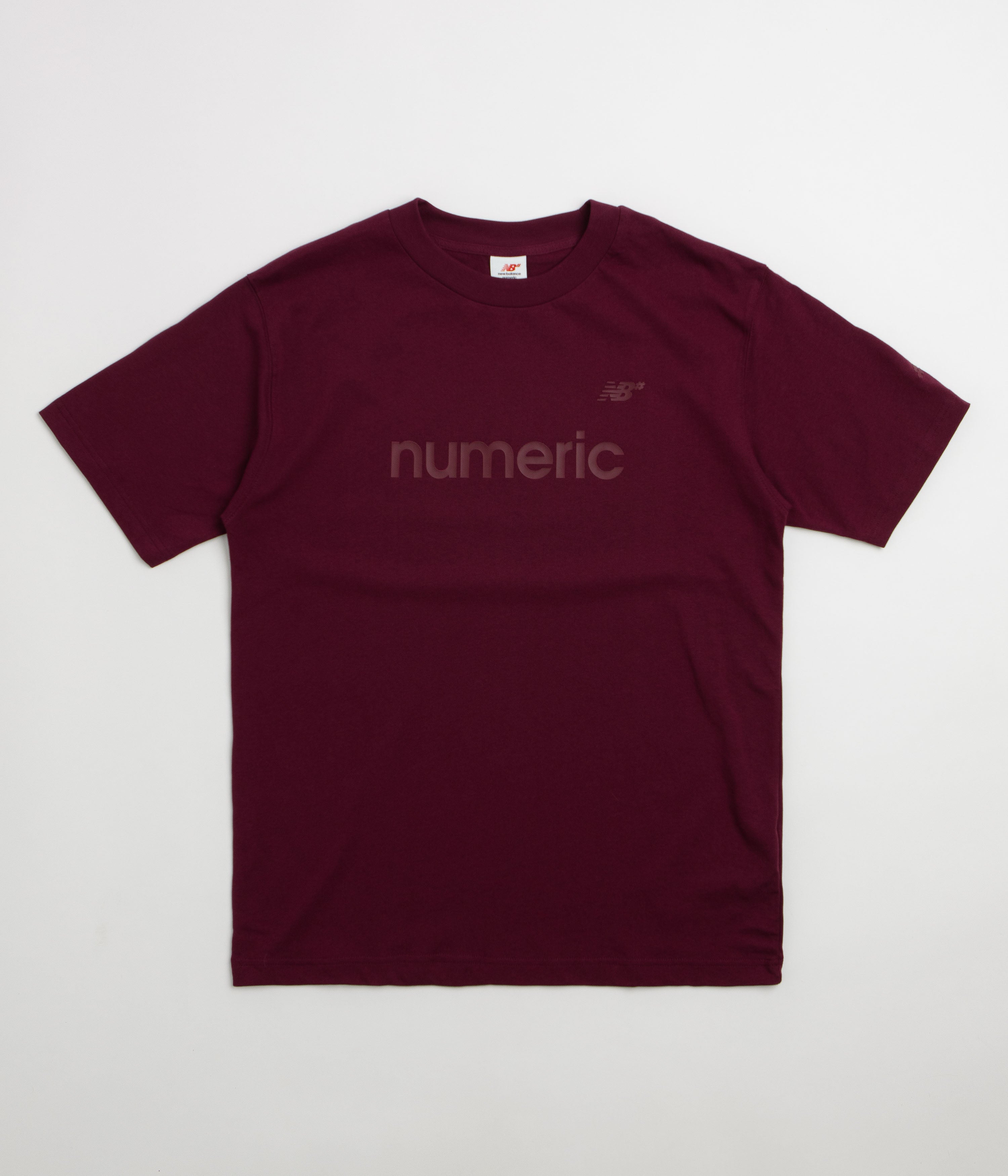 New Balance Numeric Cotton T-Shirt - Mulled Wine