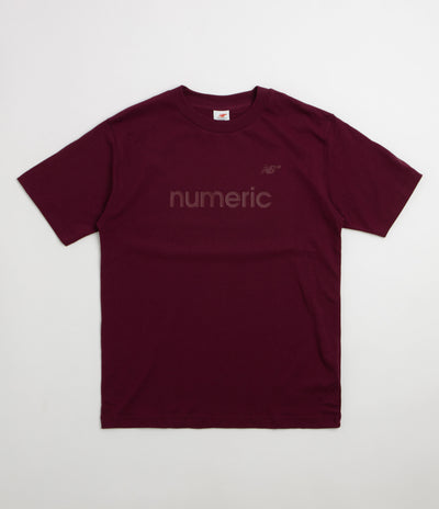 New Balance Numeric Cotton T-Shirt - Mulled Wine