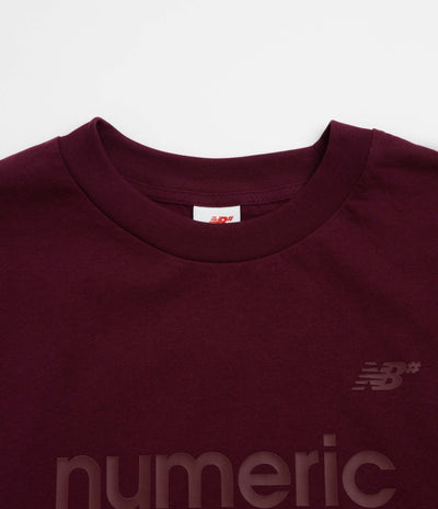 New Balance Numeric Cotton T-Shirt - Mulled Wine