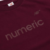 New Balance Numeric Cotton T-Shirt - Mulled Wine thumbnail