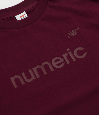 New Balance Numeric Cotton T-Shirt - Mulled Wine