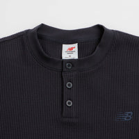 New Balance Numeric Henley Long Sleeve T-Shirt - Dark Night thumbnail