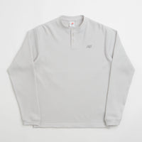 New Balance Numeric Henley Long Sleeve T-Shirt - Grey Matter thumbnail