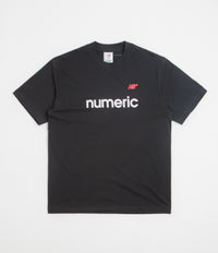 New Balance Numeric Linear Logo T-Shirt in Black