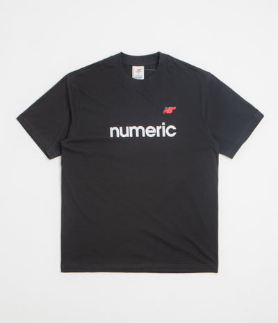 New Balance Numeric Linear Logo T-Shirt - Black