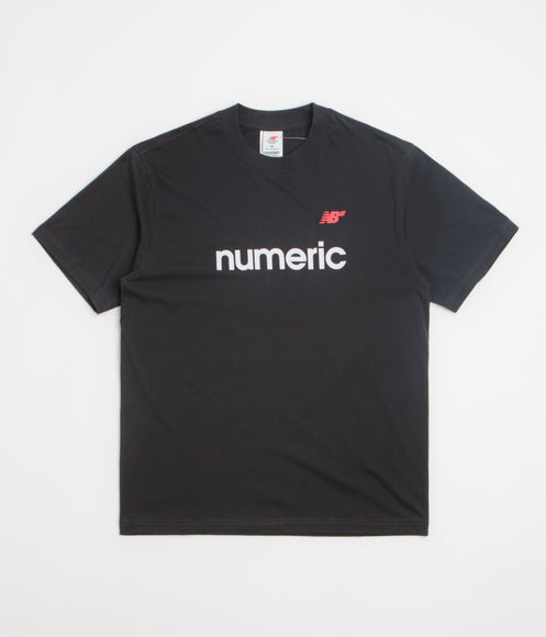 New Balance Numeric Linear Logo T-Shirt - Black