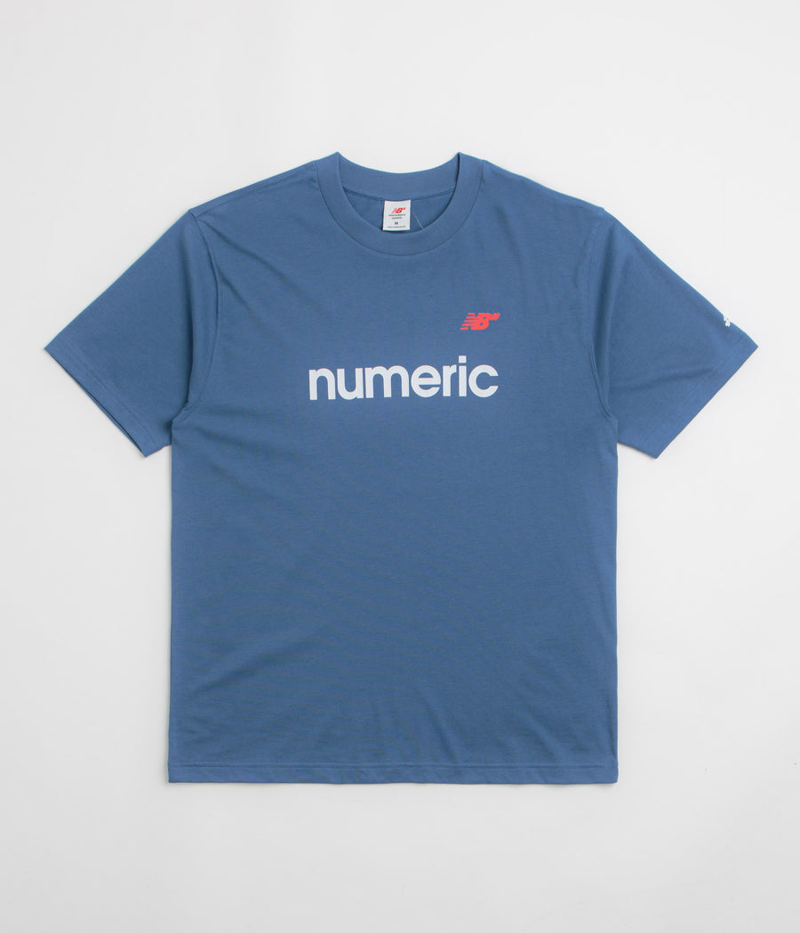 New Balance Numeric Linear Logo T-Shirt - Magic Blue